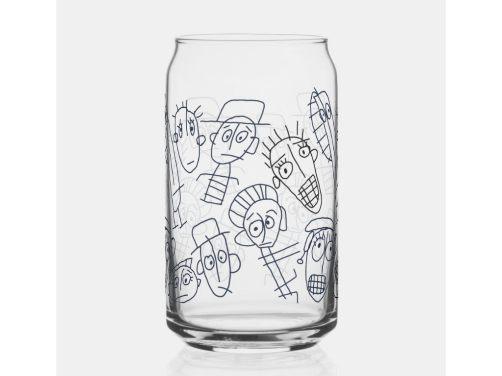 Sevy Face Can Glass - Set of 4