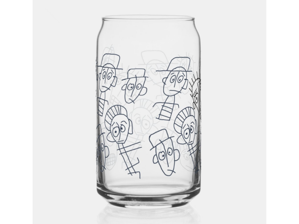 Sevy Face Can Glass - Set of 4