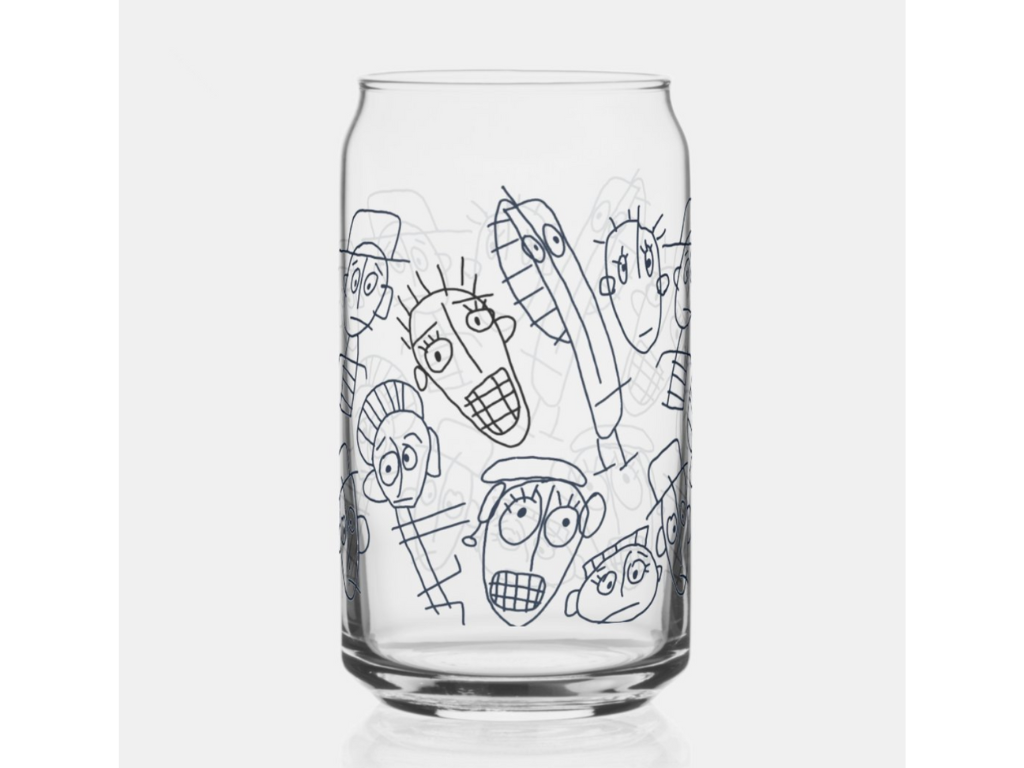 Sevy Face Can Glass - Set of 4