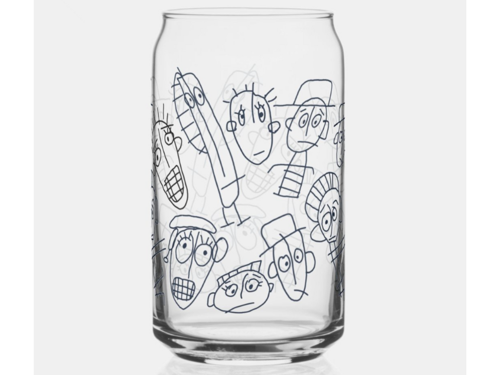 Sevy Face Can Glass - Set of 4